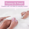 Picture of Avilana Silicone Exfoliating Body Scrubber - Dual-Sided Silicone Loofah for Shower, Body Scrubber for Men & Women, Gentle Loofa Alternative, Easy-to-Clean Silicone Body Scrubber (S2-Pink with Silver)