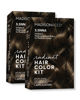 Picture of Madison Reed Radiant Hair Color Kit, Medium Neutral Brown for 100% Gray Coverage of Resistant Gray Hair, Ammonia-Free, 5.5NNA Dosolo Brown, Permanent Hair Dye, Pack of 2