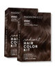 Picture of Madison Reed Radiant Hair Color Kit, Medium Chocolate Brown for 100% Gray Coverage, Ammonia-Free, 6NAC Verona Brown, Permanent Hair Dye, Pack of 2