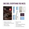Picture of Madison Reed Radiant Hair Color Kit, Medium Chocolate Brown for 100% Gray Coverage, Ammonia-Free, 6NAC Verona Brown, Permanent Hair Dye, Pack of 2