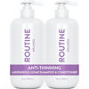 Picture of Routine Wellness Shampoo and Conditioner Set for Stronger Hair - Biotin | Color Safe | Sulfate-Free | Vegan | Clinically Tested | Nourishing Oils and Vitamins - Lavender & Cedar 14oz (Pack of 2)