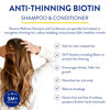 Picture of Routine Wellness Shampoo and Conditioner Set for Stronger Hair - Biotin | Color Safe | Sulfate-Free | Vegan | Clinically Tested | Nourishing Oils and Vitamins - Lavender & Cedar 14oz (Pack of 2)