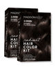 Picture of Madison Reed Radiant Hair Color Kit, Darkest Brown for 100% Gray Coverage of Resistant Gray Hair, Ammonia-Free, 3.5NNN Ravenna Brown, Permanent Hair Dye, Pack of 2