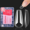 Picture of Beetles Gel Nail Tips Easy Nail Extension Pre-shaped Medium Coffin Nail Tips 12 Sizes 288Pcs Gelly Tips Clear Press on Nail Tips Full Cover False Nails Gifts for Girls Women