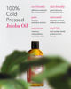 Picture of Leven Rose Jojoba Oil, Pure Cold Pressed Natural Unrefined Moisturizer for Skin Hair and Nails 16 Fl. oz