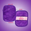 Picture of The Original MakeUp Eraser, 7-Day Set, Erase All Makeup With Just Water, Including Waterproof Mascara, Eyeliner, Foundation, Lipstick, Sunscreen, and More! Queen Purple, 7ct.