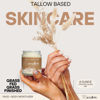 Picture of Amallow 100% Grass Fed Beef Tallow for Skin Care - Face + Body - Whipped Moisturizer - Natural Lotion, 4 FL. oz. (Vanilla Latte)