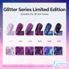 Picture of Modelones Gel Nail Polish Set, 6 Colors Purple-Red/Black/Blue Sparkle Chameleon Glitter Gel Polish Fall Winter Purple-Black Color Changing 9D Cat Eye Nail Gel polish W Magnet Soak Off LED Nail Art Gel