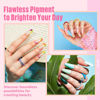 Picture of MEFA 56 Pcs Gel Nail Polish Kit with U V Light, 32 Colors Classic Popular Gel Nail Kit Soak Off Nail Polish Gel Set Nail Art Decorations Manicure Tools DIY Gifts for Women
