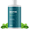 Picture of Volumizing Biotin Shampoo for Thinning Hair - Thin Hair Shampoo with Peppermint Argan and Essential Oils for Hair Care - Vegan Sulfate Free Shampoo for Damaged Dry Hair Paraben and Cruelty Free (Mint)
