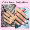 Picture of modelones Red Gel Nail Polish, 1 PCS 15ML Glitter Sparkly Shiny Silver Red Gel Polish Soak OFF LED Nail Art Christmas Gel Nail Manicure Salon DIY Nails Gift for Women