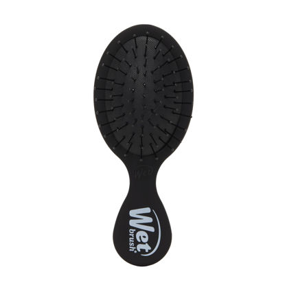Picture of Wet Brush Mini Detangler Hair Brush, Black Frost - Detangling Travel Hair Brush - Ultra-Soft IntelliFlex Bristles Glide Through Tangles with Ease - Pain-Free - All Hair Types