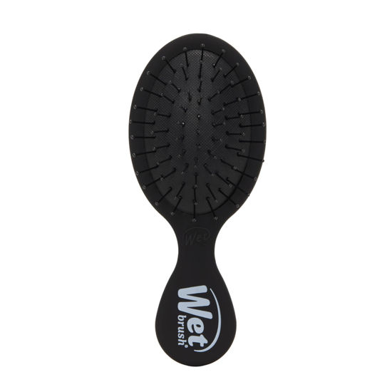 Picture of Wet Brush Mini Detangler Hair Brush, Black Frost - Detangling Travel Hair Brush - Ultra-Soft IntelliFlex Bristles Glide Through Tangles with Ease - Pain-Free - All Hair Types