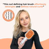 Picture of FHI Heat UNbrush Plus - Curly Hair Brush for Gentle & Effective Detangling on Wet or Dry Fragile Hair Types - Detangler Brush w/ 84 UltraFlex Bristles, Ultra-light, Vented, Anti Static Hairbrush