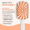 Picture of FHI Heat UNbrush Plus - Curly Hair Brush for Gentle & Effective Detangling on Wet or Dry Fragile Hair Types - Detangler Brush w/ 84 UltraFlex Bristles, Ultra-light, Vented, Anti Static Hairbrush