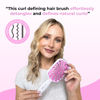 Picture of FHI Heat UNbrush Plus - Curly Hair Brush for Gentle & Effective Detangling on Wet or Dry Fragile Hair Types - Detangler Brush w/ 84 UltraFlex Bristles, Ultra-light, Vented, Anti Static Hairbrush
