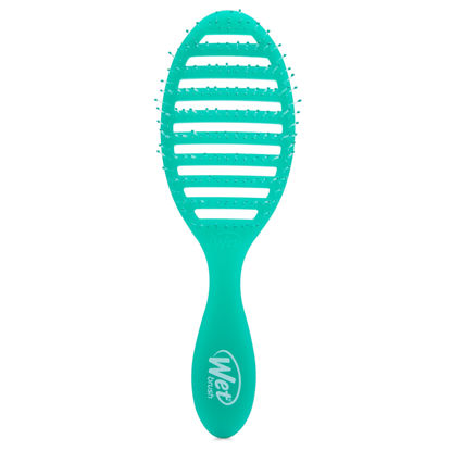 Picture of Wet Brush Speed Dry Hair Brush, Green Juice (Summer Quencher) - Vented Design & Soft HeatFlex Bristles Are Blow Dry Safe - Ergonomic Handle Manages Tangles - Pain-Free Hair Accessories