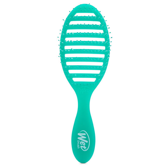 Picture of Wet Brush Speed Dry Hair Brush, Green Juice (Summer Quencher) - Vented Design & Soft HeatFlex Bristles Are Blow Dry Safe - Ergonomic Handle Manages Tangles - Pain-Free Hair Accessories