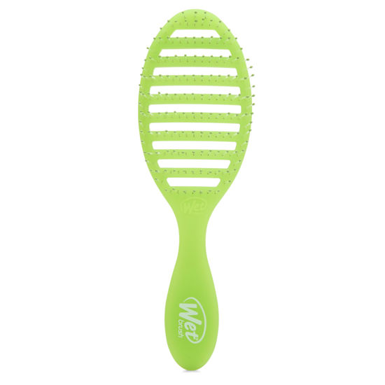 Picture of Wet Brush Speed Dry Hair Brush, Lime-A-Rita (Summer Quencher) - Vented Design & Soft HeatFlex Bristles Are Blow Dry Safe - Ergonomic Handle Manages Tangles - Pain-Free Hair Accessories