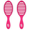 Picture of Wet Brush Speed Dry Hair Brush - Pink - Vented Design and Ultra Soft HeatFlex Bristles Are Blow Dry Safe With Ergonomic Handle Manages Tangle and Uncontrollable Hair - Pain-Free (Pack of 2)