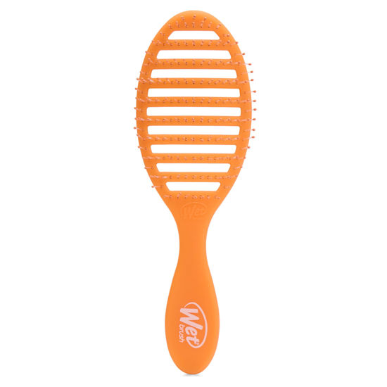 Picture of Wet Brush Speed Dry Hair Brush, Orange Crush (Summer Quencher) - Vented Design & Soft HeatFlex Bristles Are Blow Dry Safe - Ergonomic Handle Manages Tangles - Pain-Free Hair Accessories