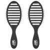Picture of Wet Brush Speed Dry Hair Brush - Black - Vented Design and Ultra Soft HeatFlex Bristles Are Blow Dry Safe With Ergonomic Handle Manages Tangle and Uncontrollable Hair - Pain-Free (Pack of 2)