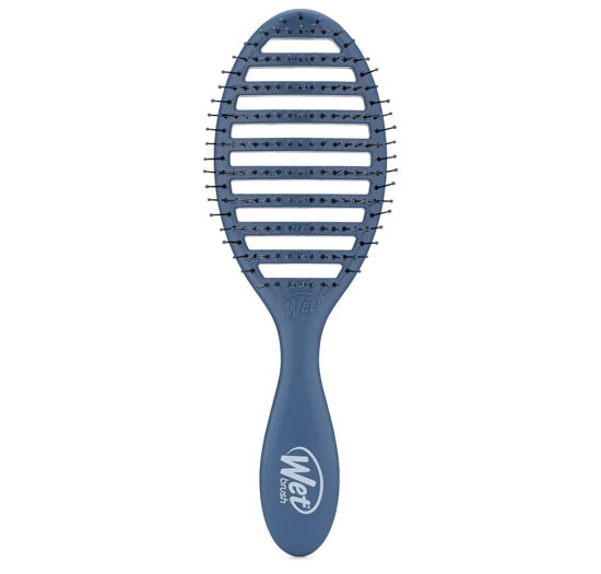 Picture of Wet Brush Speed Dry Hair Brush, Elemental Blue - Vented Design & Soft HeatFlex Bristles Are Blow Dry Safe - Ergonomic Handle Manages Tangle & Uncontrollable Hair - Pain-Free Hair Accessories