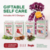Picture of Dr. Frederick's Holiday Fuzzy Heel Socks - 3 Pairs - Christmas Self-Care Gift - Cozy Gel-Lined Sleep Socks - Spa Pampering Gift Set - Soothe Dry, Cracked Feet Overnight - Holiday Special Editions