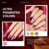 Picture of Beetles Red Brown Gel Nail Polish Set, Cat Eye Glitter 20 Colors Gel Polish With Base Coat Glossy & Matte Top Coat Mob Wife Collection All Seasons Valentine's Day Gifts for Women