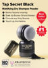 Picture of I DEW CARE Biotin Hair Root Touch Up Powder Dry Shampoo - Tap Secret Black | Korean Black Ginseng, Hair Strengthening, Non-aerosol, Benzene-free, Travel Size, Texture Powder for Dark Hair, 0.24 oz.