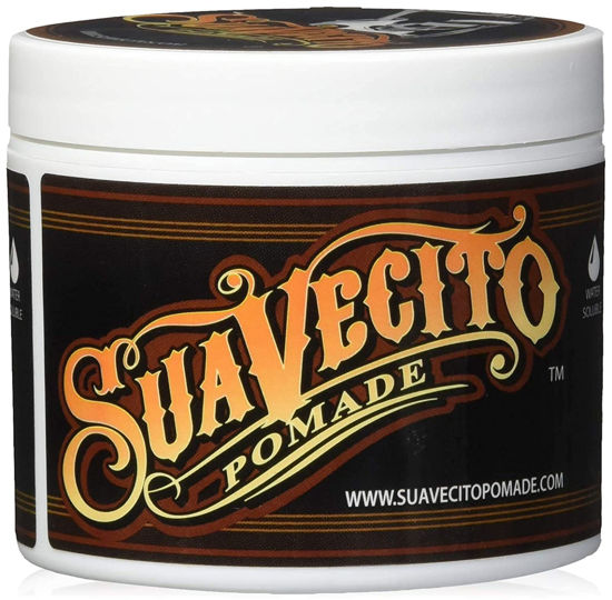 Picture of Suavecito Pomade Original Hold 5 oz, 1 Pack For Men - Medium Shine Water Based Flake Free Hair Gel - Easy To Wash Out - All Day For All Hairstyles