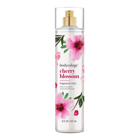 Picture of Bodycology Long-Lasting Fragrance Body Mist, Cherry Blossom, 8 fl oz