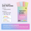 Picture of LivaClean 240 CT Cute Pimple Patches for Face w/Salicylic Acid & Tea Tree, Hydrocolloid Acne Patches Cute Flower Pimple Patch for Healing, Adorable Face Stickers, Zit Patch