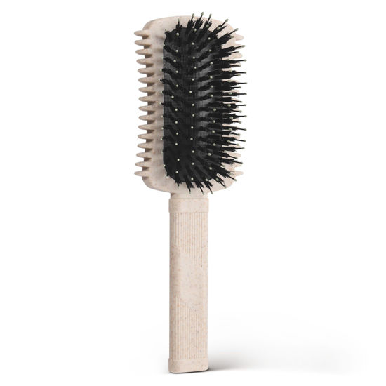 Picture of Curl Defining Brush for Curly Hair, Volume Curl Brush, Curly Hair Brush Defining, Shaping and Styling Women's Curls (Beige 1PC)