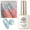 Picture of BORN PRETTY Blue Cat Magnetic Eye Gel Nail Polish Rainbow Holographic Moonlight Glass Magnetic Gel Nail Polish 15ML