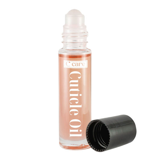 Picture of C CARE Vanilla & Sugar Roll-On Cuticle Oil | Natural Revitalizing Hydrating Nail Oil | Repaires Cuticles Overnight | For Damaged Skin And Thin Nails | Paraben Cruelty Free Formula | 10ml