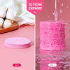 Picture of GAINWELL 100PCS Compressed Facial Sponges, Cleansing, for Personal Spa Esthetician Use, Pink