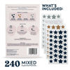 Picture of LivaClean 240 CT Neutrals Pimple Patches for Face w/Salicylic Acid & Tea Tree, Hydrocolloid Acne Patches Cute Star Pimple Patch for Healing, Cute Face Stickers, Zit Patch