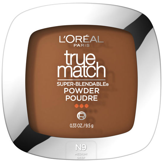 Picture of L’Oréal Paris True Match Super Blendable Oil Free Powder Foundation, N9 Medium Deep, 0.33 oz
