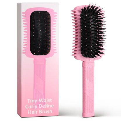 Picture of Curl Defining Brush Pink, Volume Brush for Curly Hair, Curly Hair Brush Defining, Shaping and Styling Women's Curls