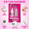 Picture of STACY LASH Lash Shampoo Kit Foaming Cleanser with Eye Lash Spoolies & Rinse Bottle & Cleansing Pad & Brush for Eyelash Extensions & Clusters & Natural Eyelashes