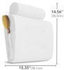 Picture of Everlasting Comfort Luxury Bath Pillow - Head, Neck, Back Support Cushion for Bathtub, Spa, Soaking