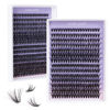 Picture of Lash Clusters Lash Extensions 280 Pcs Individual Lashes DIY Eyelash Extensions 10-16mm Length Mix 40D+50D Cluster Lashes Soft Natural for Makeup at Home - 40+50D