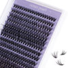 Picture of Lash Clusters Lash Extensions 280 Pcs Individual Lashes DIY Eyelash Extensions 10-16mm Length Mix 40D+50D Cluster Lashes Soft Natural for Makeup at Home - 40+50D