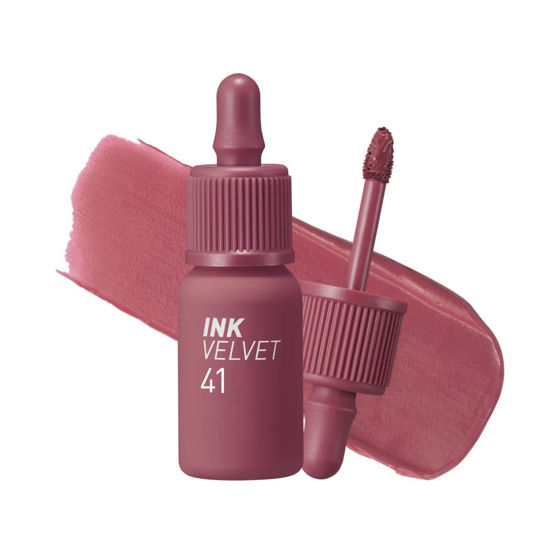 Picture of Peripera Ink the Velvet Lip Tint - High Pigment Color, Longwear, Weightless, Not Animal Tested, Gluten-Free, Paraben-Free (041 COOL OFF ROSY (NEW))