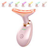Picture of ELISHINE Light Based Face-Neck-Massager - 7 Color Portable Facial Massager for Skin Care, Glossy Pink