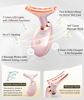 Picture of ELISHINE Light Based Face-Neck-Massager - 7 Color Portable Facial Massager for Skin Care, Glossy Pink