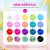 Picture of Beetles Gel Nail Polish, 20 Colors Cat Eye Gel Polish Bright Pink Blue White Black Green Purple Pastel Gel Polish Set with 3Pcs Base Top Coat Gel Holiday Nail Valentine's Day Gift for Women