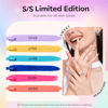 Picture of modelones Gel Nail Polish Set - 6 Colors Neon Bright Hot Pink Royal Blue Purple Turquoise Peaches Coral Yellow Nail Gel Kit Soak Off Nail Art Design Manicure DIY Salon Gift for Girl Women
