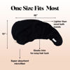 Picture of Kitsch Microfiber Hair Towel Wrap for Women - Anti-Frizz Quick Dry Towel, Super Absorbent Microfiber Towel for Hair, Hair Drying Towel Wrap, Hair Towels, Hair Turban Towel for Wet Curly Hair - Black